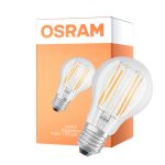 Osram LED Superstar E27 Pear Filament Clear 7.5W 1055lm - 927 Extra Warm White | Best Colour Rendering - Dimmable - Replaces 75W
