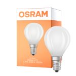 Osram LED Classic LED E14 Pear Filament Frosted 1.2W 255lm - 840 Cool White | Replaces 25W