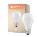 Ledvance Classic LED E27 Pear Filament Frosted 4.8W 470lm - 827 Extra Warm White | Dimmable - Replaces 40W