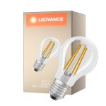 Ledvance Classic LED E27 Pear Filament Clear 5W 1055lm - 827 Extra Warm White | Replaces 75W