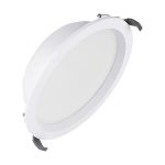 Ledvance LED Downlight Comfort Opal Aluminium White 30W 3600lm 180D - 930-940 CCT | 215mm - Cutout 200mm - IP44 - Best Colour Rendering - Zigbee Dimmable 