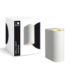 D'Lite Wall Light Vossem Long Aluminium White Up & Down| IP54 - Suitable For 2x GU10