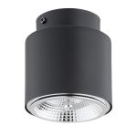 Emibig Ceiling Light Nano Steel Black | Suitable for 1x GU10 (AR111) - Max 12W