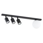 Emibig Ceiling Light Baster Steel Black | Suitable for 3x GU10 - Max 8W, 1x E14 - Max 10W
