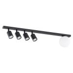 Emibig Ceiling Light Baster Steel Black | Suitable for 4x GU10 - Max 8W, 1x E14 - Max 10W