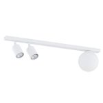 Emibig Ceiling Light Baster Steel White | Suitable for 2x GU10 - Max 8W, 1x E14 - Max 10W
