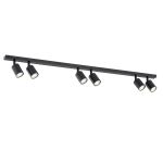 Emibig Ceiling Light Flash Steel Black | Suitable for 6x GU10 - Max 8W