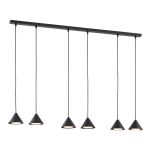 Emibig Pendant Elit Steel Black | Suitable for 6x GX53 - Max 12W