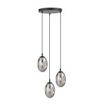 Emibig Pendant Astral Steel Black | Suitable for 3x E14 - Max 10W