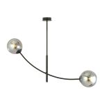Emibig Ceiling Light Hunter Steel Black | Suitable for 2x E14 - Max 10W