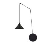 Emibig Pendant Abramo Steel Black | Suitable for 1x E27 - Max 15W