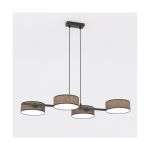 Emibig Pendant Drumz Steel Brown | Suitable for 4x E14 - Max 10W