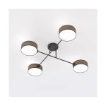 Emibig Ceiling Light Maga Steel Brown | Suitable for 4x E14 - Max 10W