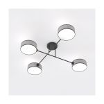 Emibig Ceiling Light Maga Steel Grey | Suitable for 4x E14 - Max 10W