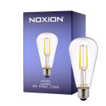 Noxion Lucent LED E27 Pear Filament Clear 4W 470lm - 827 Extra Warm White | Replaces 40W