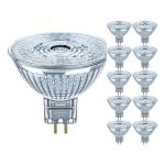 Multipack 10x Osram Performance LED Spot Reflector GU5.3 MR16 3.4W 230lm 36D - 927 Extra Warm White | Best Colour Rendering - Dimmable - Replaces 20W