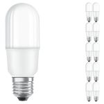 Multipack 10x Osram LED Classic Stick LED E27 Frosted 8W 806lm - 827 Extra Warm White | Replaces 60W