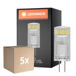 Multipack 5x Ledvance Performance LED Capsule Clear G4 1.5W 200lm - 827 Extra Warm White | Replaces 20W
