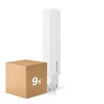 Multipack 9x Philips CorePro PL-C LED 8.9W 1100lm - 840 Cool White | 2-Pin - Replaces 26W