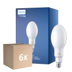 Multipack 6x Philips TrueForce Core LED E27 HPL/SON Frosted 36W 6000lm 300D - 840 Cool White | Replaces 125W
