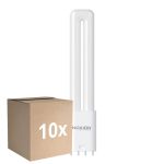 Multipack 10x Noxion Lucent PL-L LED 7.9W 950lm - 830 Warm White | 4-Pin - Replaces 18W
