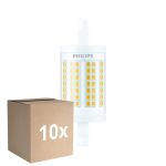 Multipack 10x Philips LED Linear R7s CorePro 78mm 11.5W 1521lm - 830 Warm White |Replaces 100W
