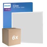 Multipack 6x Philips LED Panel Ledinaire RC065B 28W 3400lm - 865 Daylight | 60x60cm - UGR <22