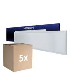 Multipack 5x Noxion LED Panel Delta Value V5 28W 3920lm - 830-840 CCT | 120x30cm - UGR<22 - Backlit