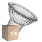 Multipack 10x Ledvance LED Reflector GU10 PAR16 6.9W 650lm 120D - 930 Warm White Warm White| Dimmable - Replaces 80W