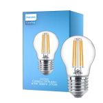 Philips Corepro LED Lustre E27 Ball Filament Clear 6.5W 806lm - 827 Extra Warm White | Replaces 60W