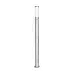 Eglo Pedestal Lamp Helsinki Stainless Steel | IP44 - Suitable for 1x E27 - Motion Sensor