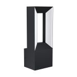 Eglo Wall Light Riforano Aluminium Black 5W 550lm - 830 Warm White | IP44