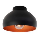 Eglo Ceiling Light Mogano 2 Black, Copper | Suitable for E27