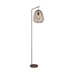 Eglo Floor Lamp Espinal Steel Bronze | IP20 - Suitable for 1x E27 