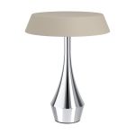 Eglo Table Lamp Turcio Steel Chrome 5W 310lm - 825-830-840 CCT | IP44 - Touch Dimmable - USB-C