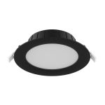 Noxion LED Downlight Hera Flat Recessed Black 15W 1500lm 80D - 827-830-840 CCT | 168mm - Cutout 144mm