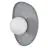 Ledvance Decor Wall Light Concrete Nest Grey | Suitable for 1x G9