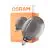 Osram Vintage 1906 LED E27 Globe Filament Smoke 183mm 4W 110lm - 818 Extra Warm White | Dimmable - Replaces 12W