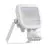 Ledvance LED Floodlight Aluminium White 8W 1200lm 100D - 840 Cool White | IP65 - Motion And Light Sensor - Symmetrical