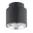 Emibig Ceiling Light Nano Steel Black | Suitable for 1x GU10 (AR111) - Max 12W