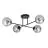 Emibig Ceiling Light Roma Steel Black | Suitable for 4x E14 - Max 10W