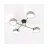 Emibig Ceiling Light Maga Steel Brown | Suitable for 4x E14 - Max 10W