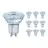 Multipack 10x Osram Performance LED Spot Reflector GU10 PAR16 4.5W 350lm 36D - 940 Cool White | Best Colour Rendering - Dimmable - Replaces 50W