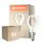Multipack 6x Osram Classic LED E14 Ball Filament Clear 5.5W 806lm - 827 Extra Warm White | Dimmable - Replaces 60W
