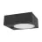 Eglo Wall Light Darfano Black 6W 930lm - 840 Cool White | IP54 - Dimmable - Motion Sensor