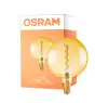 Osram Vintage 1906 LED E27 Globe Filament Gold 200mm 5W 300lm - 820 Extra Warm White | Dimmable - Replaces 40W