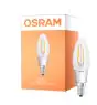 Osram Superstar Classic LED E14 Candle Filament Clear 4W 470lm - 822-827 Dim To Warm | Dimmable - Replaces 40W