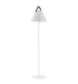 DFTP by Nordlux Strap Floor Lamp Metal and Leather White | Suitable for E27