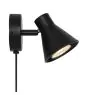 Nordlux Eik Wall Light Metal Black | Suitable for 1x GU10
