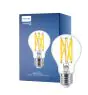 Philips Master LED E27 Pear Filament Clear 10.5W 1521lm - 922-927 Dim To Warm | Best Colour Rendering - Dimmable - Replaces 100W